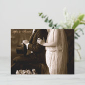 1920年の結婚式招待状 招待状 (スタンド正面)