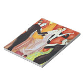 1920年の踊りカップル ノートパッド (回転)