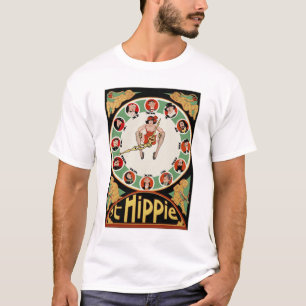 1920年の- 「Jのヒッピー-アムステルダムからのヒッピーのTシャツ Tシャツ