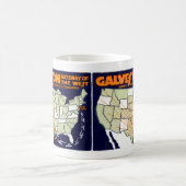 1920年のGalvestonテキサス州ポスター コーヒーマグカップ (中央)