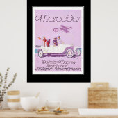 1920年のPassanger Car Vintageポスター ポスター (キッチン)