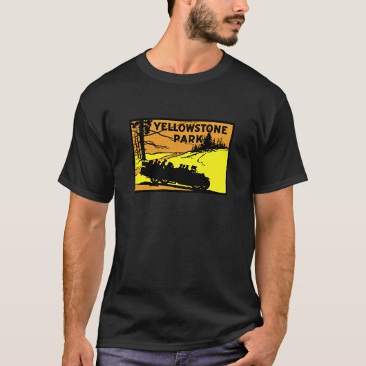 1920年イエローストーン公園 Tシャツ (正面)