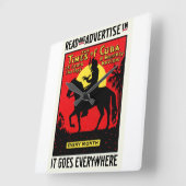 1920年キューバ時代 スクエア壁時計 (傾斜)