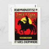 1920年キューバ時代 ポストカード (正面/裏面)