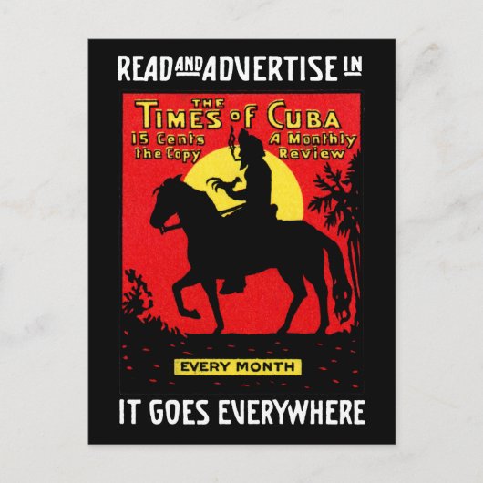 1920年キューバ時代 ポストカード (正面)