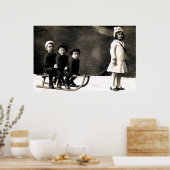 1920年クリスマスプリント ポスター (キッチン)