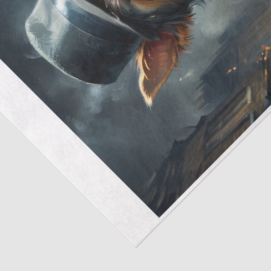 1920年シカゴのウィスキーとヨークシャー・テリア 薄葉紙 (詳細)