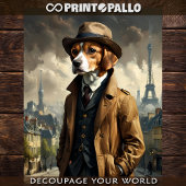 1920年パリの名探偵ビーグル犬 薄葉紙