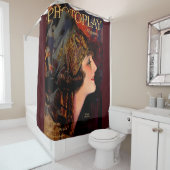 1920年フォトプレイマガジンカバープリント シャワーカーテン (インサイチュ)