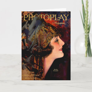1920年フォトプレイ雑誌の表紙 カード