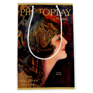 1920年フォトプレイ雑誌カバー ミディアムペーパーバッグ