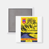 1920年フランスの産業博覧会 マグネット (正面/裏面)