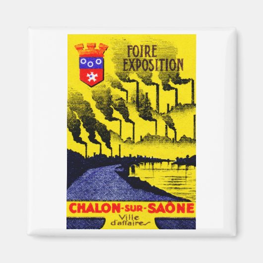 1920年フランスの産業博覧会 マグネット (正面)