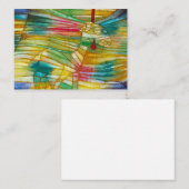 1920年ポール・クレー作 ノートカード (正面/裏面)