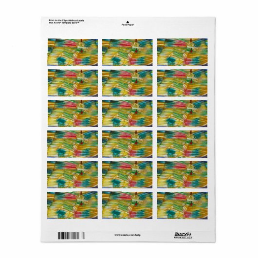 1920年ポール・クレー作 ラベル (フルシート)