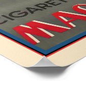 1920年マルチェロ・ドゥドヴィッチ・マケドニアタバコ ポスター (角)