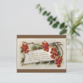 1920年ヴィンテージ感謝祭の秋の木 ポストカード (スタンド正面)