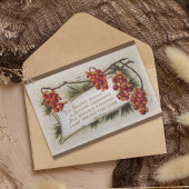 1920年ヴィンテージ感謝祭の秋の木 ポストカード