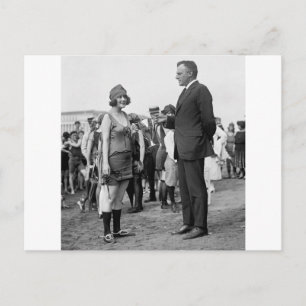 1920年代にビーチで優勝 ポストカード