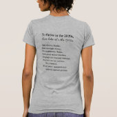 1920年代のようなアナログな生活を楽しむ2020年代 Tシャツ (裏面)