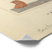 1920年代のアールデコレディ~オレヴォワモンアムール ポスター (角)