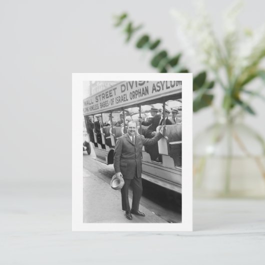 1920年代のイスラエルのホームレス赤ちゃんたち ポストカード (スタンド正面)