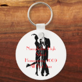 1920年代のカップル、ナコドシュ高校ホームコイン… キーホルダー (正面)