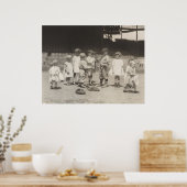 1920年代のキッズ遊ズ野球リーグ専攻の球場 ポスター (キッチン)