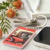 1920年代のケリー・スプリングフィールドのタイヤ広告 – もう一つ キーホルダー (正面右)