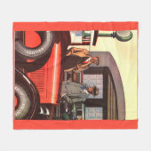 1920年代のケリー・スプリングフィールドのタイヤ広告 – もう一つ フリースブランケット (正面(横))