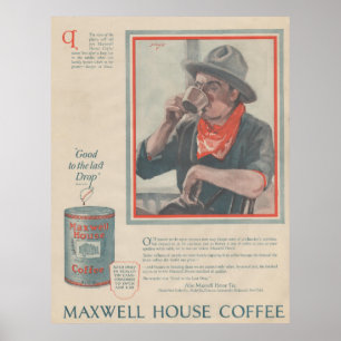 1920年代のコーヒー広告 ポスター
