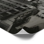 1920年代のシカゴのセピア写真 ポスター (角)