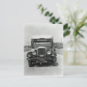 1920年代のシカゴ・ループ市バスの写真 ポストカード (スタンド正面)