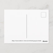 1920年代のシカゴ・ループ市バスの写真 ポストカード (裏面)