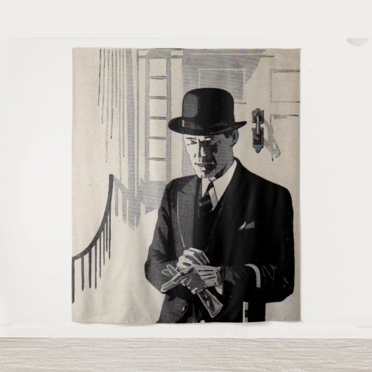 1920年代のシャープな服装の男のナティ氏 タペストリー (正面)