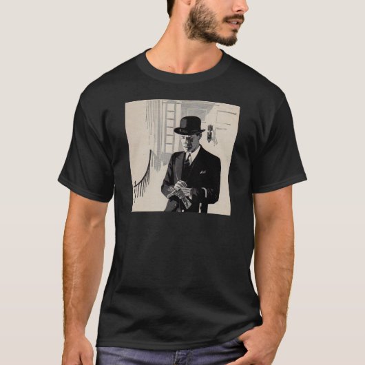 1920年代のシャープな服装の男のナティ氏 Tシャツ (正面)