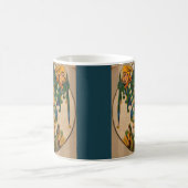 1920年代のジェスター コーヒーマグカップ (中央)