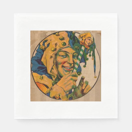 1920年代のジェスター スタンダードランチョンナプキン (正面)