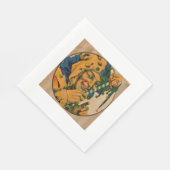 1920年代のジェスター スタンダードランチョンナプキン (角)