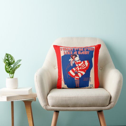 1920年代のソングシートベビーのように愛されたい クッション (椅子)