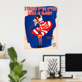 1920年代のソングシートベビーのように愛されたい ポスター (ホームオフィス)