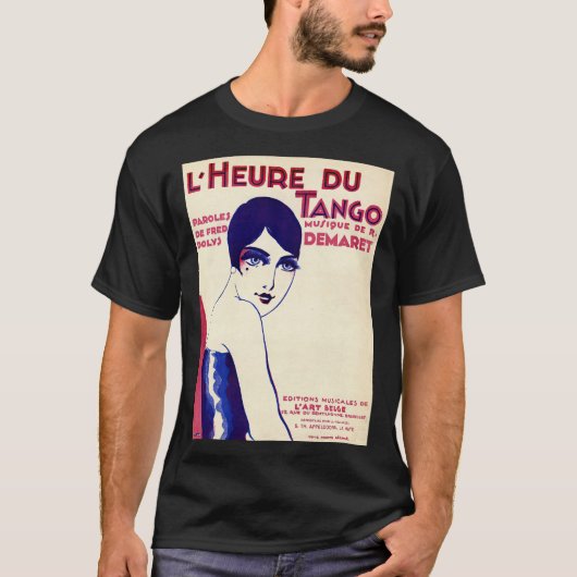 1920年代のタンゴ Tシャツ (正面)