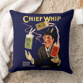1920年代のチーフホイップタバコとプリント クッション (ブランケット)