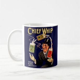 1920年代のチーフホイップタバコ広告 コーヒーマグカップ