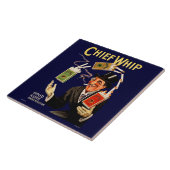 1920年代のチーフホイップタバコ広告 タイル (側面)