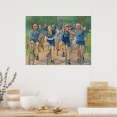 1920年代のツール・ド・フランスの親密な肖像 ポスター (キッチン)