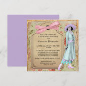 1920年代のテーマのハニーパーティー招待状 招待状 (正面/裏面)