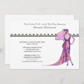 1920年代のテーマパーティー招待状 招待状 (正面/裏面)