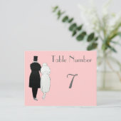 1920年代のテー結婚ブル番号カード ポストカード (スタンド正面)