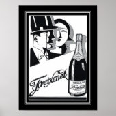 1920年代のデコ・フリクセネ» Champagne Ad Poster ポスター (正面)